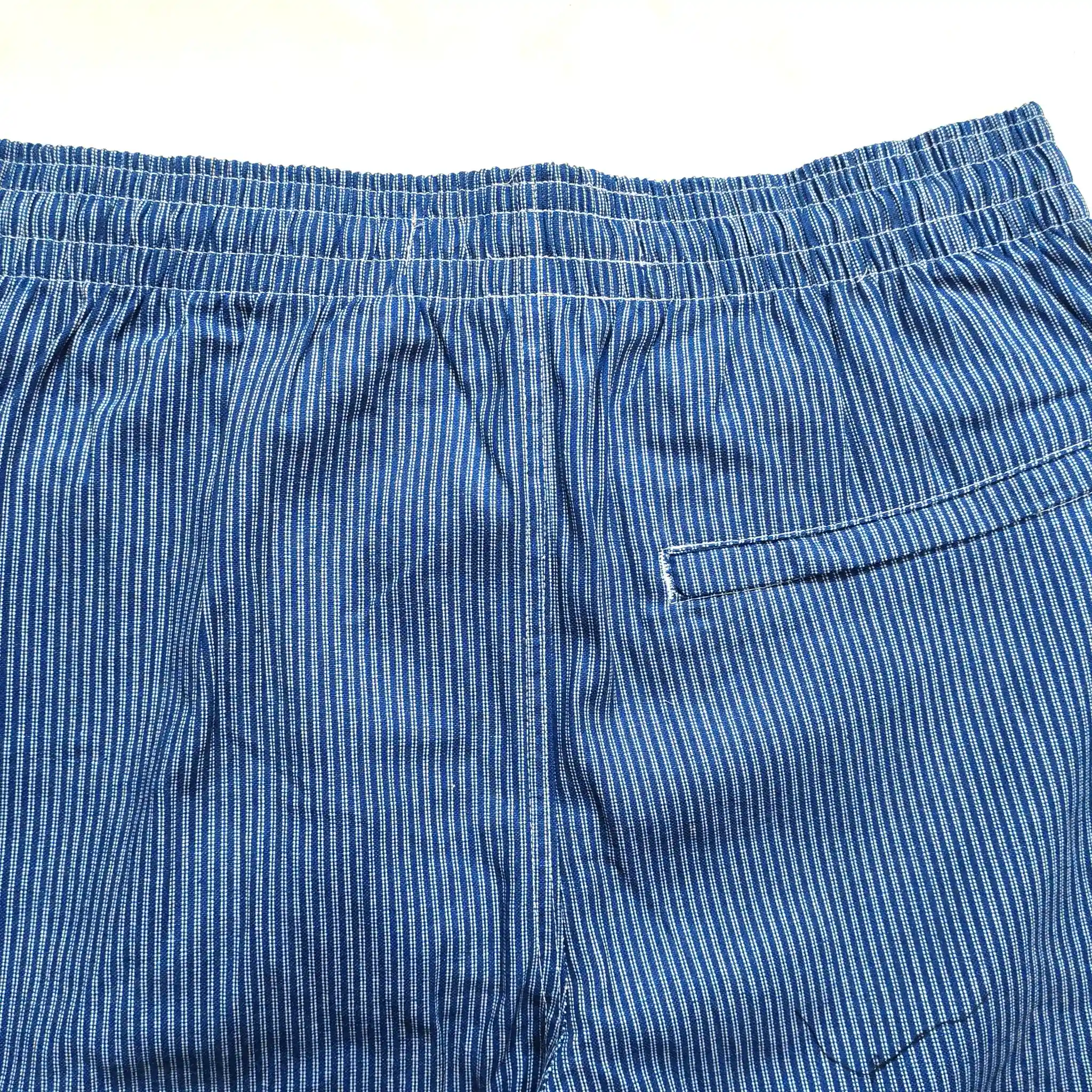 Blue Strip Harem Cotton Trouser thumbnail 2