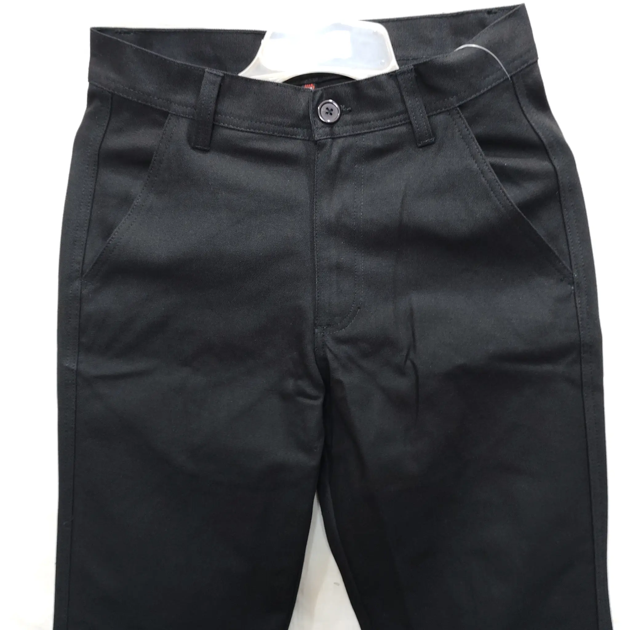 Black Straight Cut Baggy Pants thumbnail 2