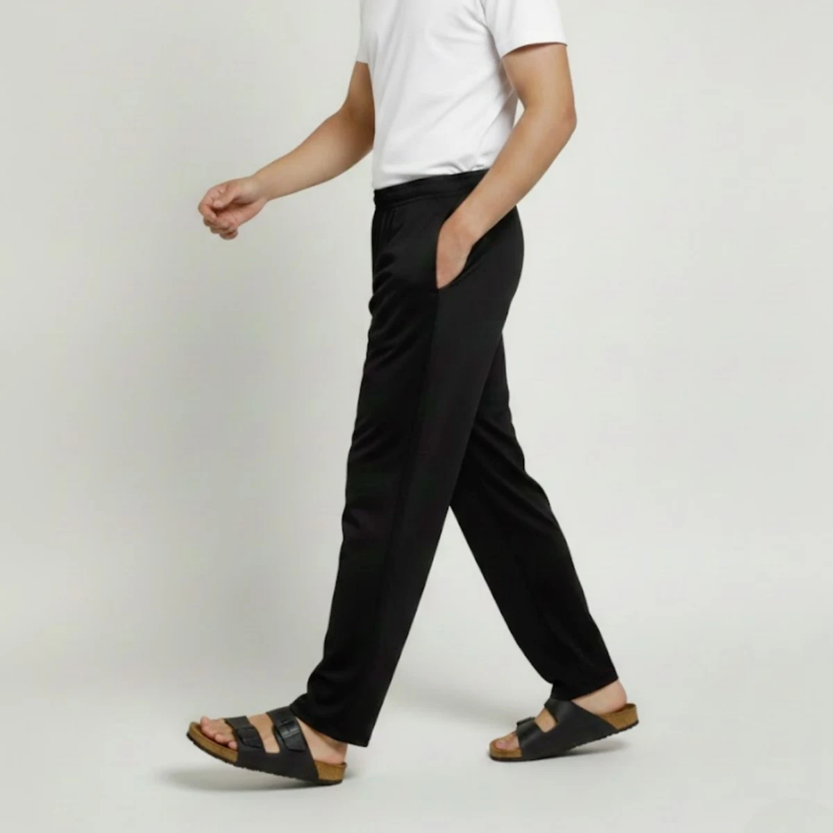 Black Micro Stretch Trouser