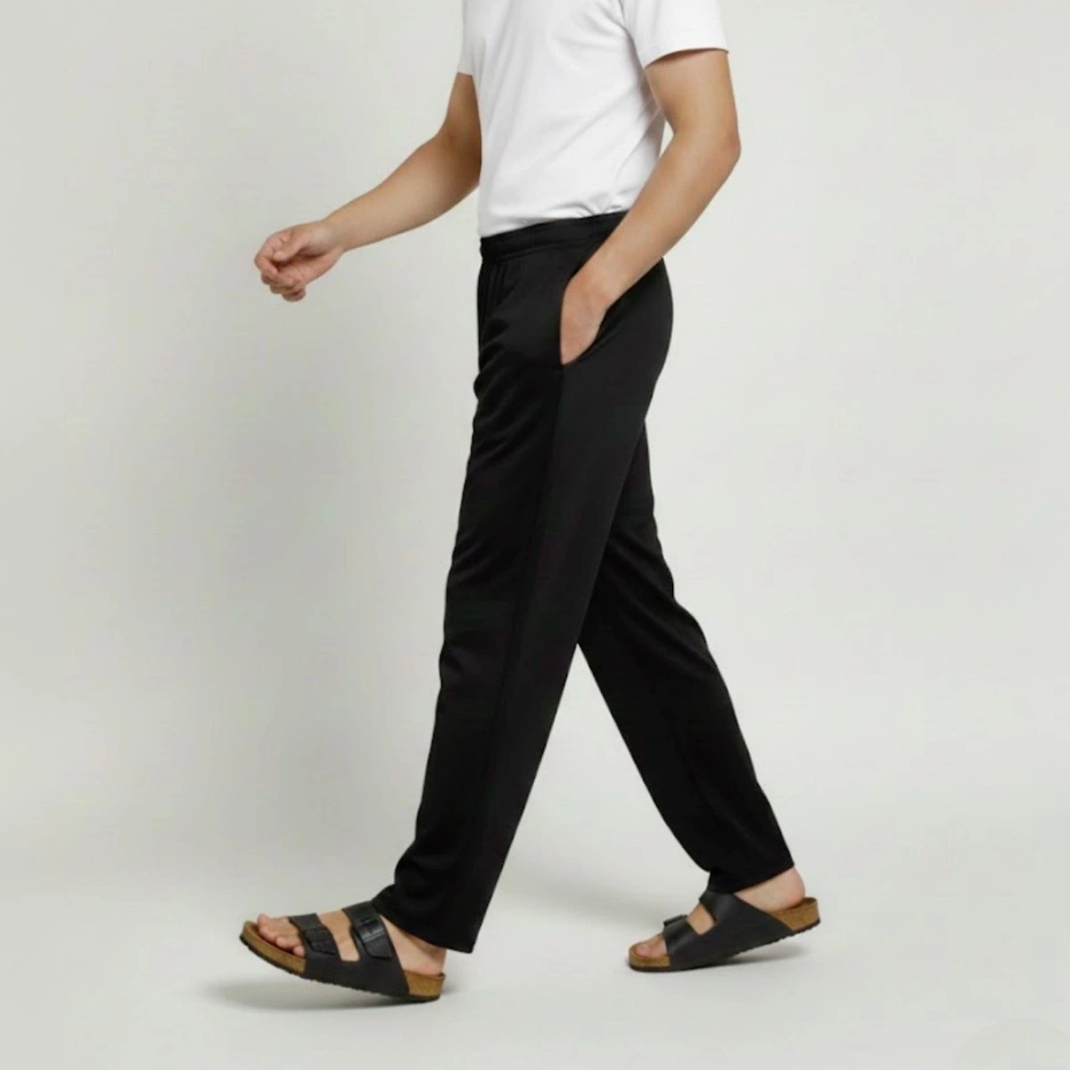 Black Micro Stretch Trouser