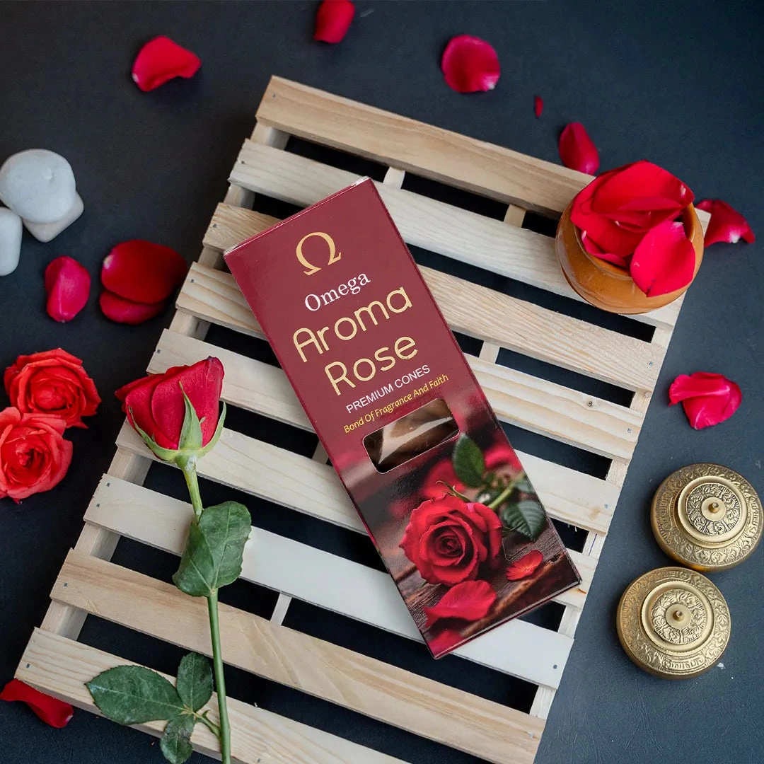 Aroma Rose Premium Dhoop Cone