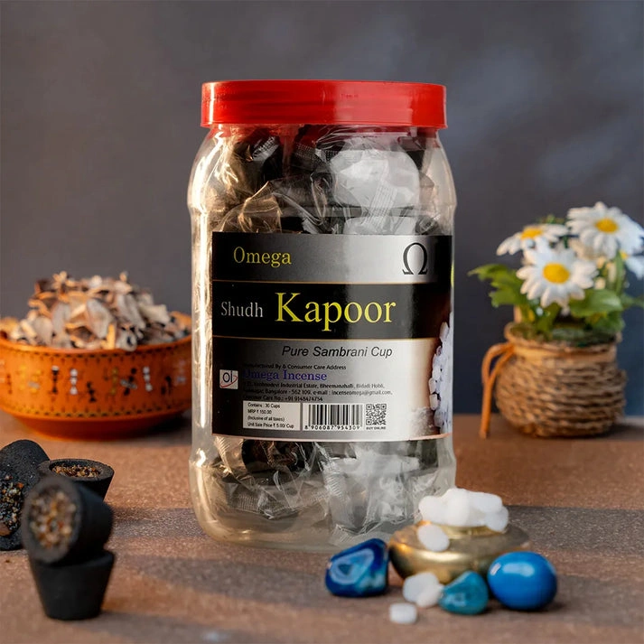 Shudh Kapoor Pure Sambrani Cup Jar
