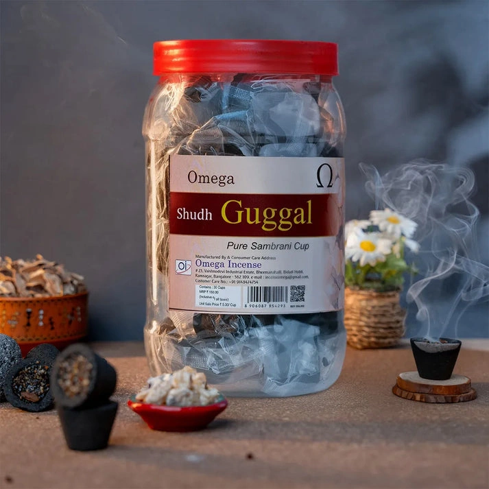 Shudh Guggal Pure Sambrani Cup Jar