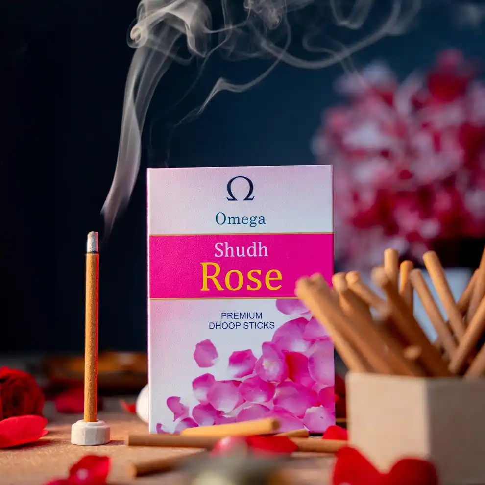 Shudh Rose Premium  Dhoop Sticks