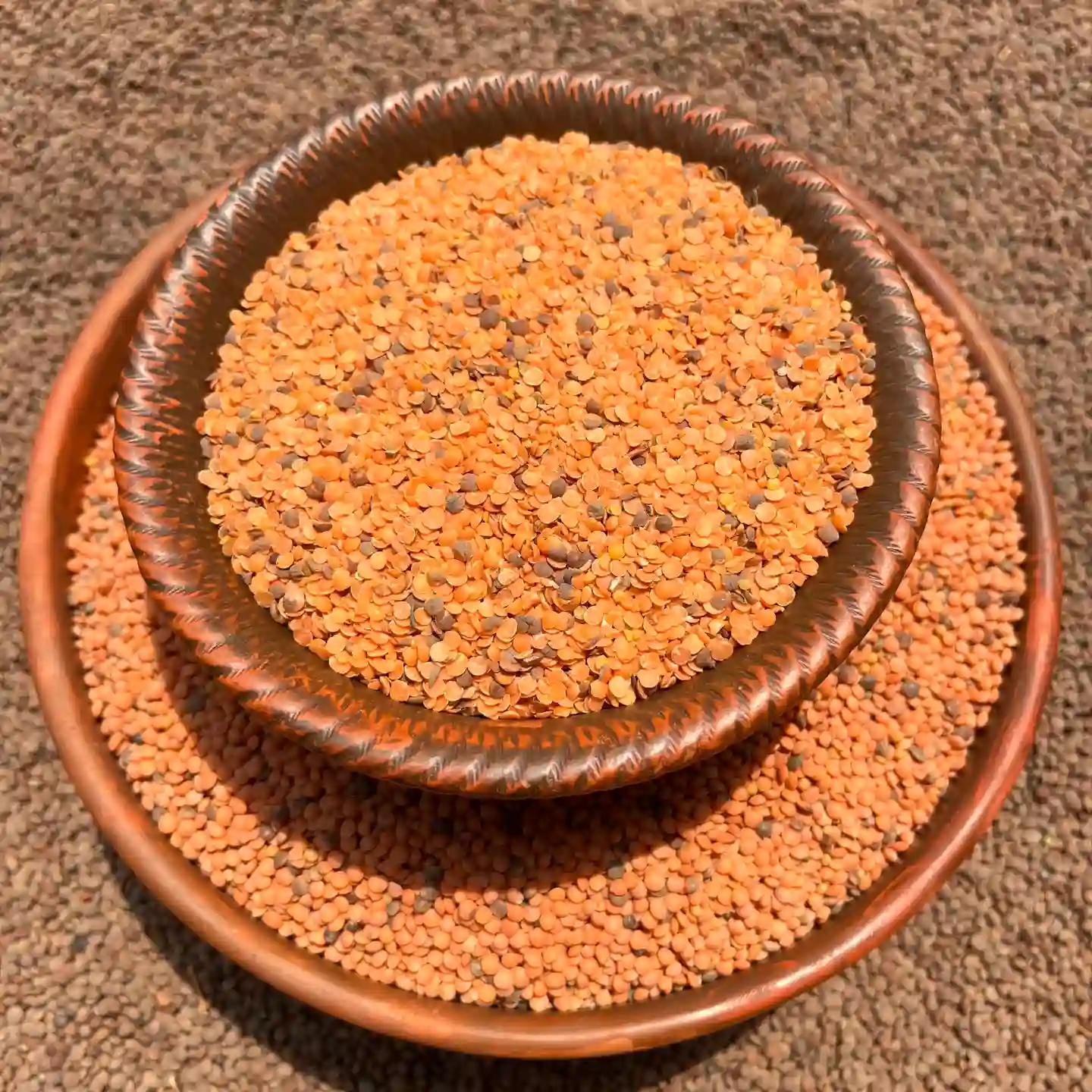 Red Lentils (জাঁতায় ভাঙানো মসুর ডাল)